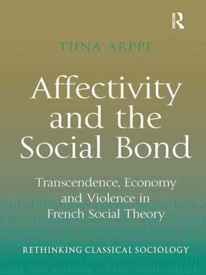 cover image of Affectivity and the Social Bond